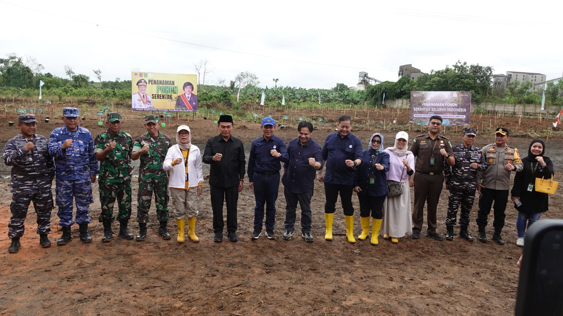 Serentak Kib Tanah Bumbu Jadi Lokasi Strategis Penanaman Pohon Se