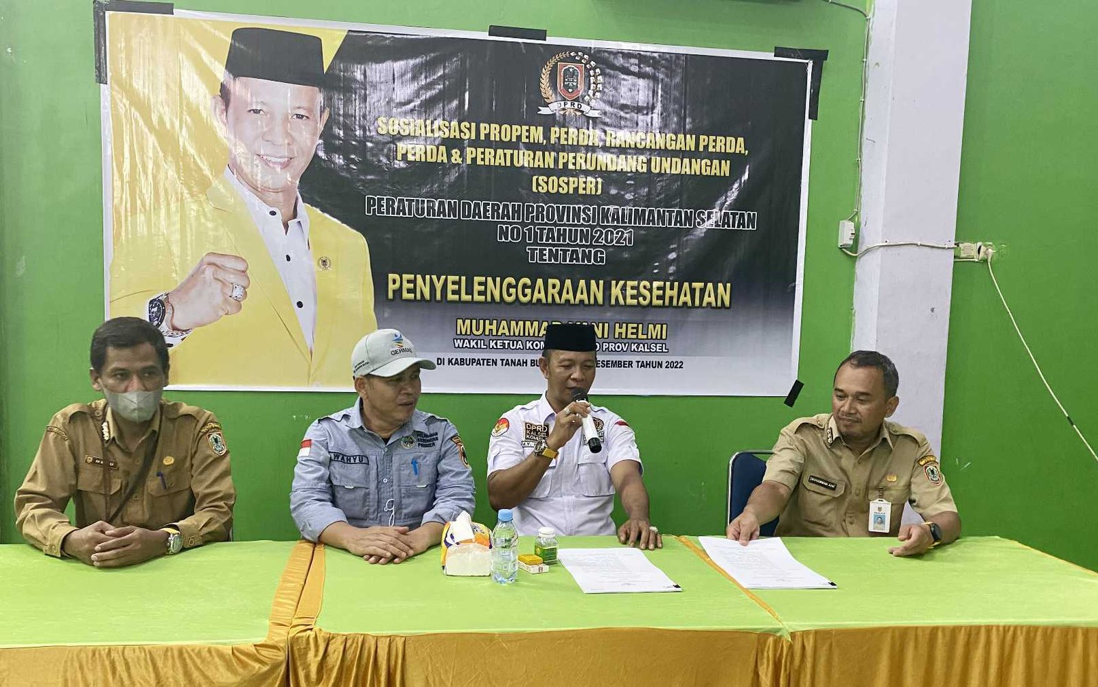 Legislator Kalsel Sosialisasikan Perda Penyelenggaraan Kesehatan di Tanbu