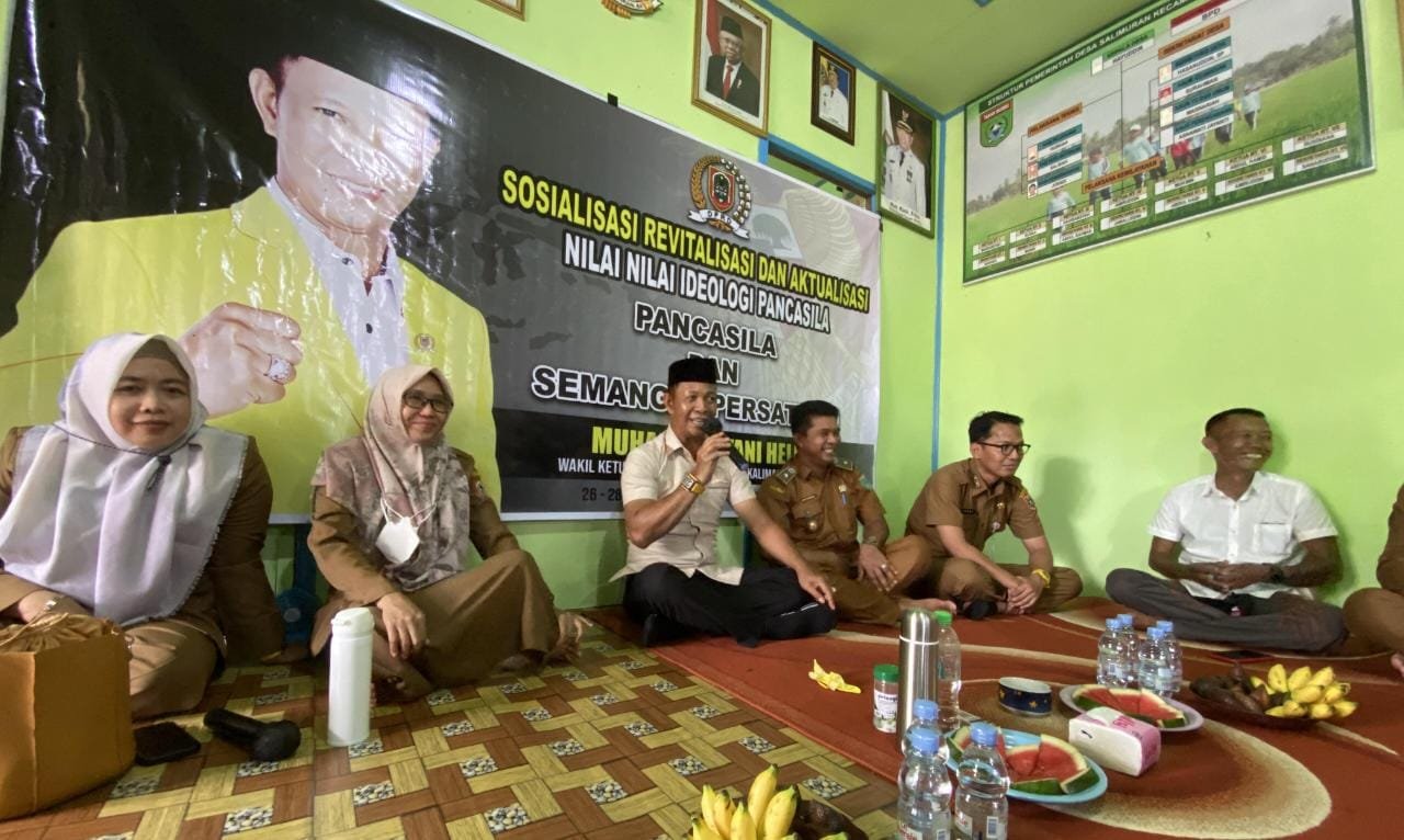 Gaungkan Ideologi Pancasila, Paman Yani Terjun ke Desa Salimuran