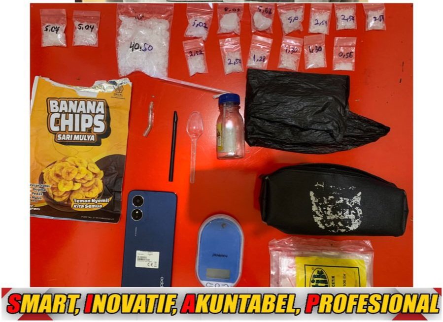 Bravo! Polres Tanbu Gagalkan Peredaran 83 Gram Narkoba