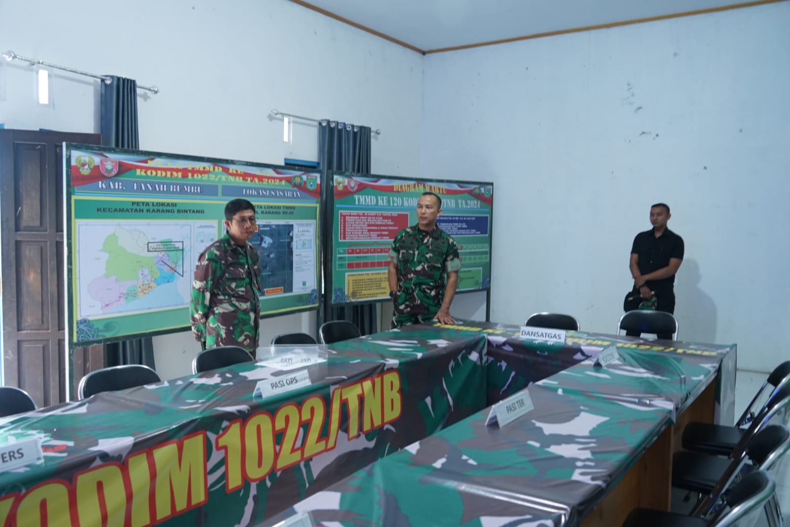 Program Jitu! Dandim Tanah Bumbu Tinjau Lokasi TMMD