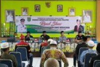 Road Show Penguatan Forum Kerukunan Umat Beragama (FKUB) 2024 Kabupaten Tanah Bumbu resmi digelar di Aula Kecamatan Simpang Empat, pada Kamis (05/09/2024). (foto: MC Tanbu)