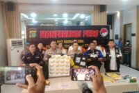 Foto: Polres Metro Jakarta Utara menggelar Konferensi Pers pengungkapan 19 kasus Narkoba dalam Operasi Nila Jaya 2025