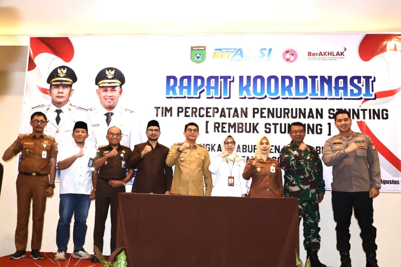 Pimpin Rakor TPPS, Bupati Tanah Bumbu Ajak Kolaborasi Turunkan Stunting