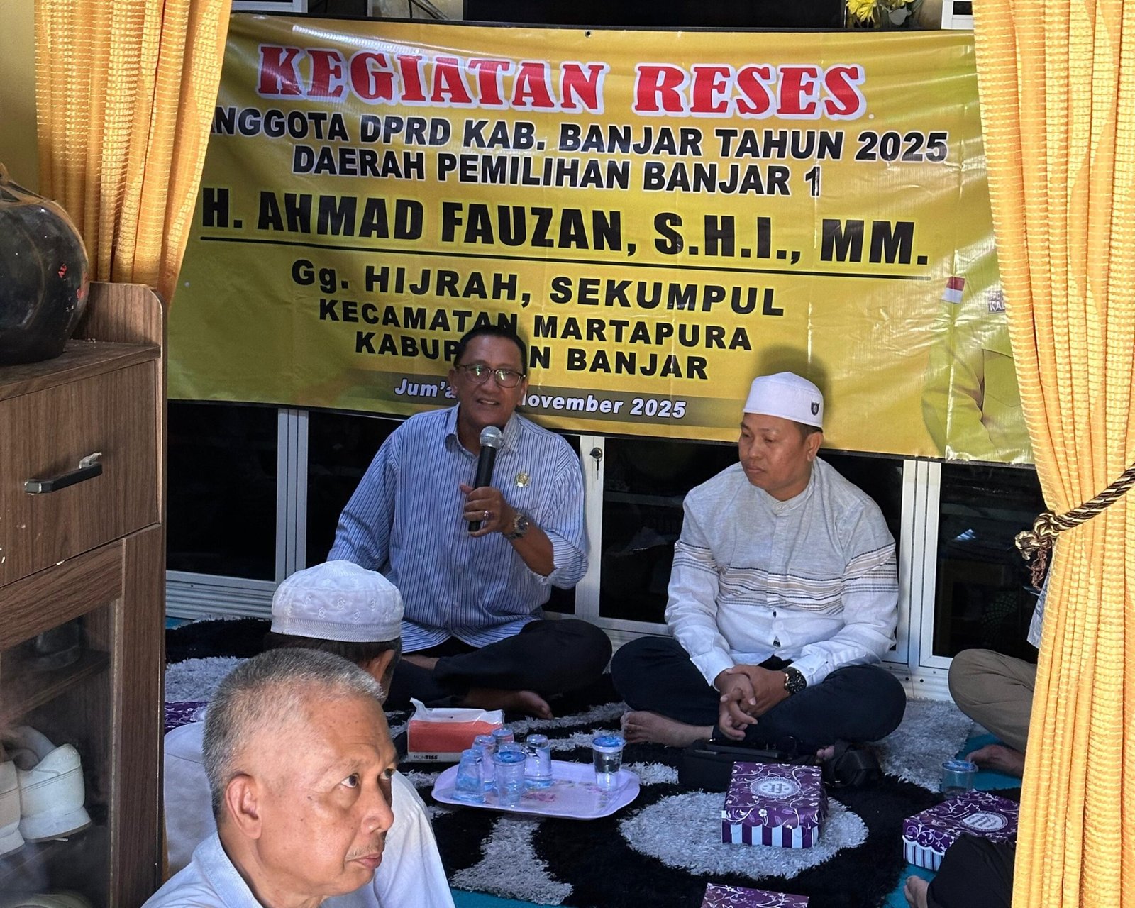 Reses Anggota DPRD Banjar Ahmad Fauzan "Banjir" Aspirasi Warga