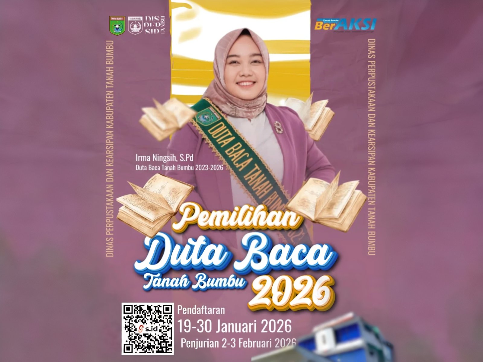 Ayo Berpartisipasi! Pemilihan Duta Baca Tanah Bumbu 2026 Resmi Dimulai