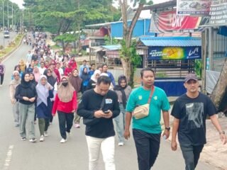 Gencarkan Budaya Hidup Sehat, ASN Tanah Bumbu Gelar Jalan Sehat dan Jumat Bersih
