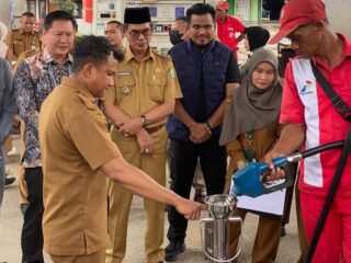 SPBU Haur Batu Balangan jadi Target Pengawasan Metrologi Legal BBM 