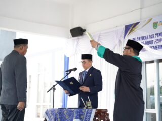 Bupati Andi Rudi Latif Lantik Kepala Dinas Perikanan Baru