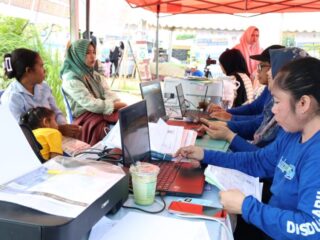 Aksi Sinergitas Merah Putih di Satui Hadirkan Beragam Layanan