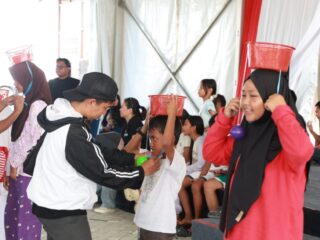 Seru dan Unik, Lomba Bola dalam Keranjang Semarakkan HUT RI
