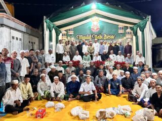 Tasyakuran, Saiber Banua undang Guru Hasanuddin Lantunkan Syair Maulid Habsyi
