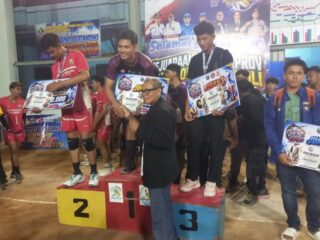 Tim Voli Putra-Putri Tanah Bumbu Sabet Juara 1 di Kejurprov Kalsel